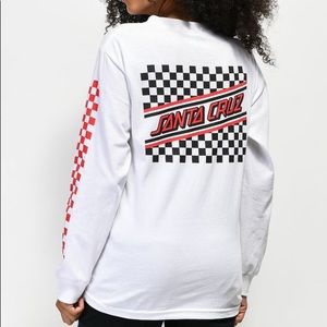 Santa Cruz Checkered Red & White